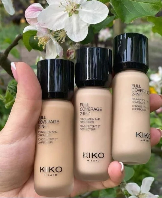 کرمپودر و کانسیلر ۲ منظوره کیکو KIKO ۲in1 FOUNDATION & CONCEALER