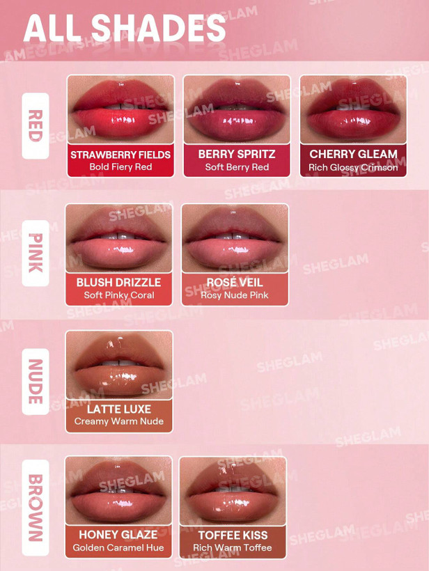 لیپ گلاس حجم دهنده شیگلم SHEGLAM LIP PLUMPER